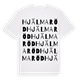 Hjälmaröd ordlek t-shirt