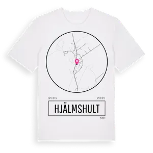 Hjälmshult t-shirt – ekologisk bomull t-shirt från Pinshirt