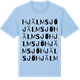 Blue Soul t-shirt med Hjälmsjö ordlek t-shirt