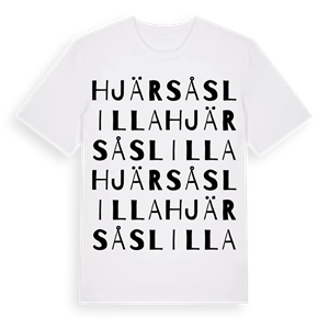 Hjärsåslilla ordlek t-shirt – ekologisk bomull t-shirt från Pinshirt