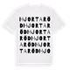 Hjortaröd ordlek t-shirt