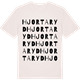 Vintage White t-shirt med Hjortaryd ordlek t-shirt