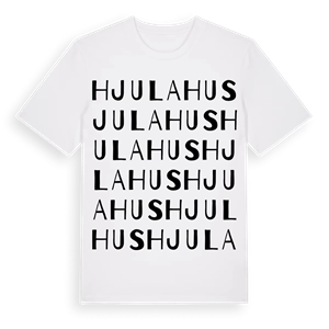 Hjulahus ordlek t-shirt – ekologisk bomull t-shirt från Pinshirt