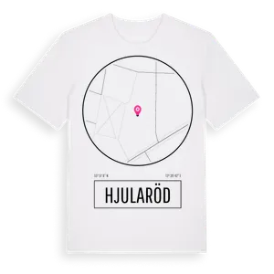 Hjularöd t-shirt – ekologisk bomull t-shirt från Pinshirt