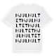 Hjulhultet ordlek t-shirt