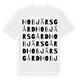 Hobjärs gård ordlek t-shirt