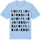 Blue Soul t-shirt med Hoby ladugårdsmark ordlek t-shirt