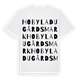 Hoby ladugårdsmark ordlek t-shirt