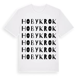 Hobykrok ordlek t-shirt – ekologisk bomull t-shirt från Pinshirt
