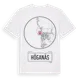 White t-shirt med Höganäs t-shirt