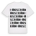Högseröd ordlek t-shirt