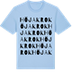 Blue Soul t-shirt med Höja krok ordlek t-shirt