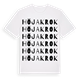 Höja krok ordlek t-shirt