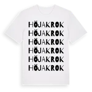Höja Krok ordlek t-shirt – ekologisk bomull t-shirt från Pinshirt