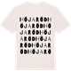 Vintage White t-shirt med Höjaröd ordlek t-shirt