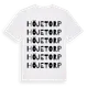 White t-shirt med Höjetorp ordlek t-shirt