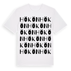 Hökön ordlek t-shirt – ekologisk bomull t-shirt från Pinshirt
