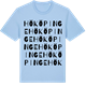 Blue Soul t-shirt med Hököpinge ordlek t-shirt