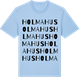 Blue Soul t-shirt med Holmahus ordlek t-shirt