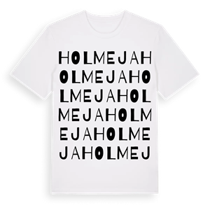 Holmeja ordlek t-shirt – ekologisk bomull t-shirt från Pinshirt