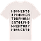 Vintage White t-shirt med Hommentorp ordlek t-shirt