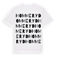White t-shirt med Hommeryd ordlek t-shirt