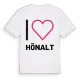 Jag älskar Hönalt t-shirt stort tryck