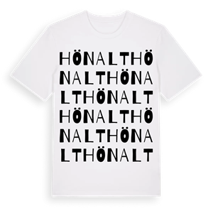 Hönalt ordlek t-shirt – ekologisk bomull t-shirt från Pinshirt