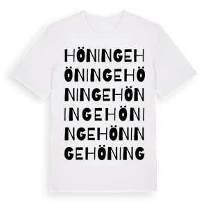 Höninge ordlek t-shirt – ekologisk bomull t-shirt från Pinshirt