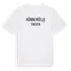 White t-shirt med Hönnemölla i Sverige t-shirt