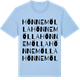 Blue Soul t-shirt med Hönnemölla ordlek t-shirt
