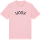 Pink Cotton t-shirt med Höör böjd t-shirt