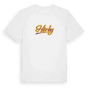 Hörby baseball t-shirt – ekologisk bomull t-shirt från Pinshirt