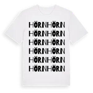 Hörn ordlek t-shirt – ekologisk bomull t-shirt från Pinshirt