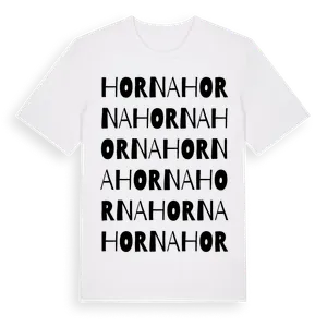 Horna ordlek t-shirt – ekologisk bomull t-shirt från Pinshirt