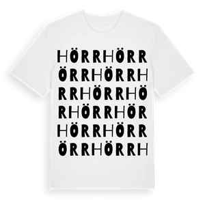 Hörr ordlek t-shirt – ekologisk bomull t-shirt från Pinshirt