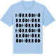Blue Soul t-shirt med Hörröd ordlek t-shirt