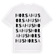 Horsahus ordlek t-shirt