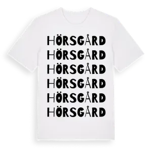 Hörsgård ordlek t-shirt – ekologisk bomull t-shirt från Pinshirt