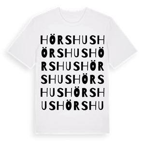 Hörshus ordlek t-shirt – ekologisk bomull t-shirt från Pinshirt