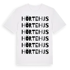 Hörtehus ordlek t-shirt – ekologisk bomull t-shirt från Pinshirt