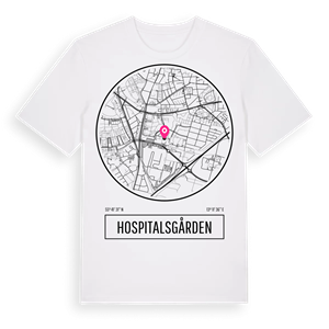Hospitalsgården t-shirt – ekologisk bomull t-shirt från Pinshirt