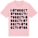 Pink Cotton t-shirt med Hötorget ordlek t-shirt