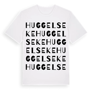 Huggelseke ordlek t-shirt – ekologisk bomull t-shirt från Pinshirt
