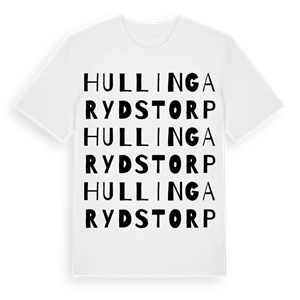 Hullingarydstorp ordlek t-shirt – ekologisk bomull t-shirt från Pinshirt