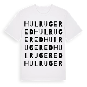 Hulrugered ordlek t-shirt – ekologisk bomull t-shirt från Pinshirt