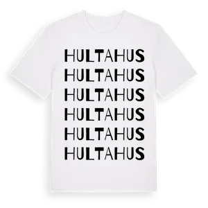 Hultahus ordlek t-shirt – ekologisk bomull t-shirt från Pinshirt