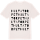Vintage White t-shirt med Hultatorpet ordlek t-shirt