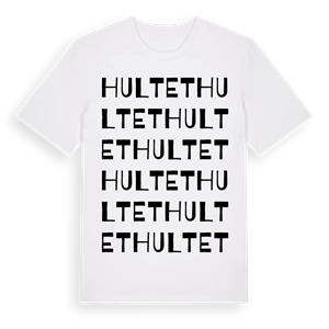 Hultet ordlek t-shirt – ekologisk bomull t-shirt från Pinshirt