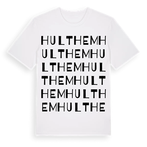 Hulthem ordlek t-shirt – ekologisk bomull t-shirt från Pinshirt